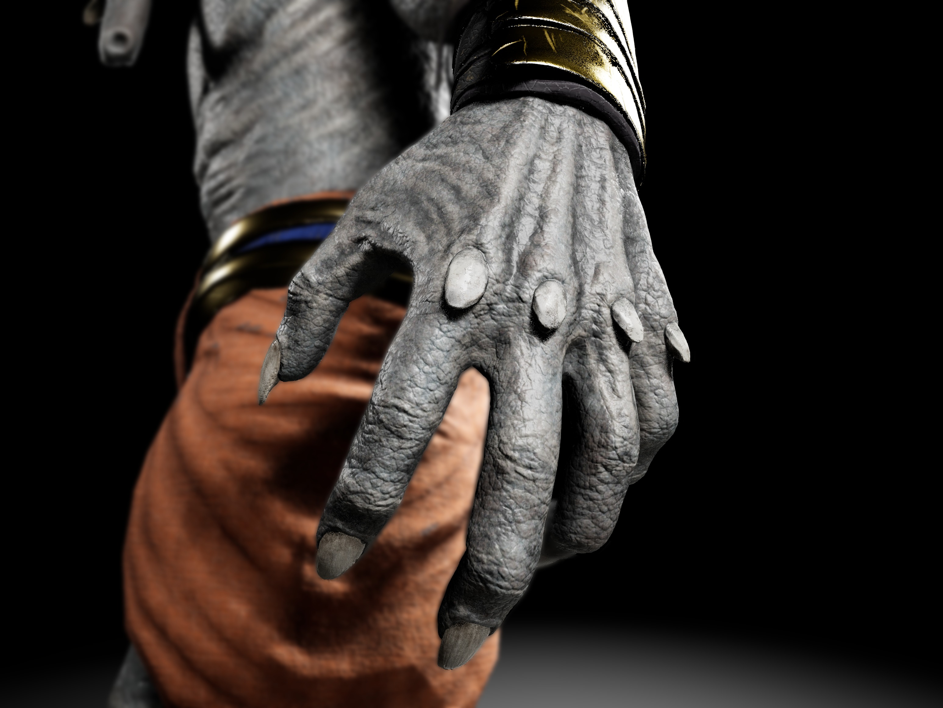 Elephant Warrior Low-poly 3D model_13