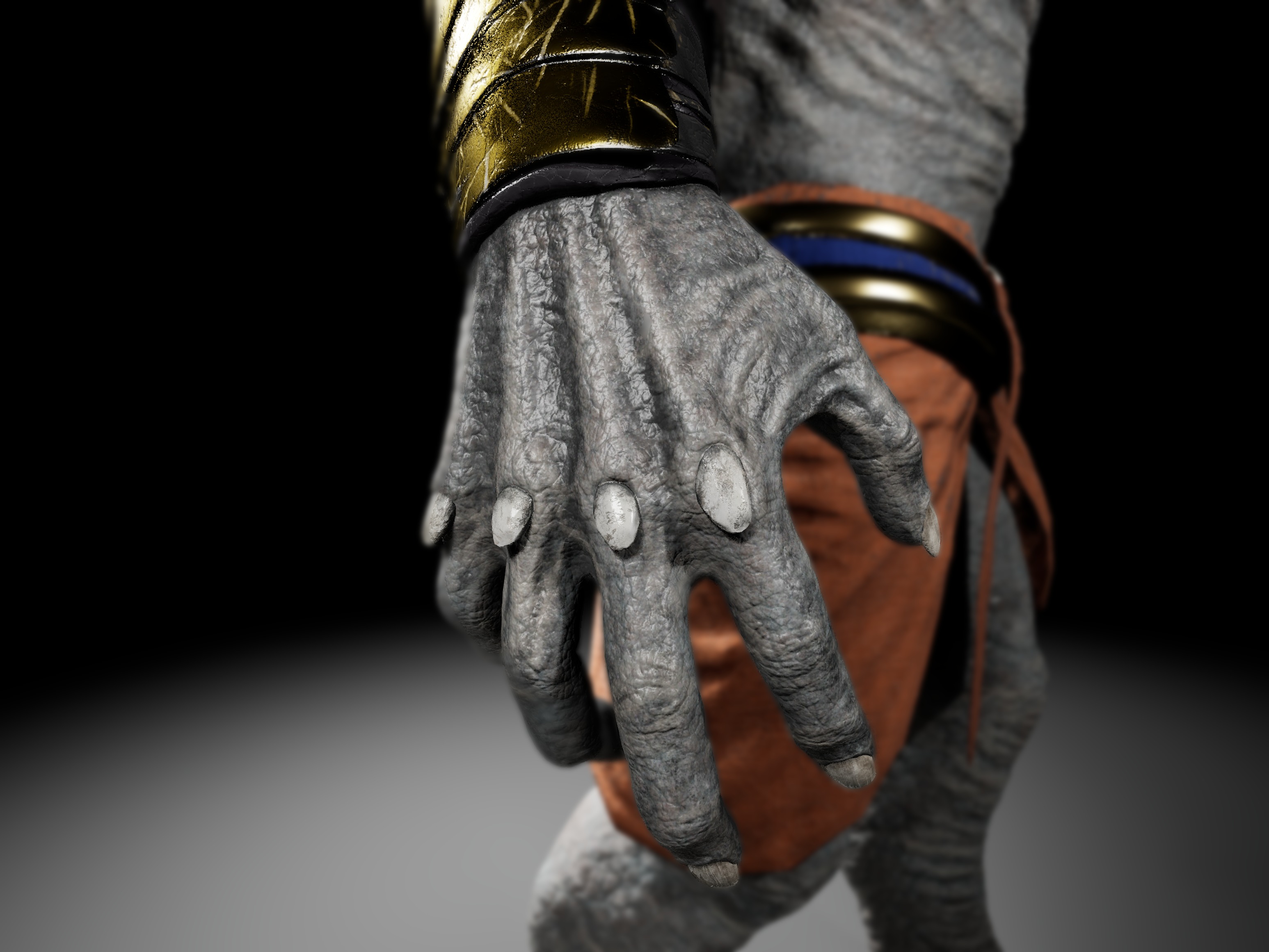 Elephant Warrior Low-poly 3D model_11