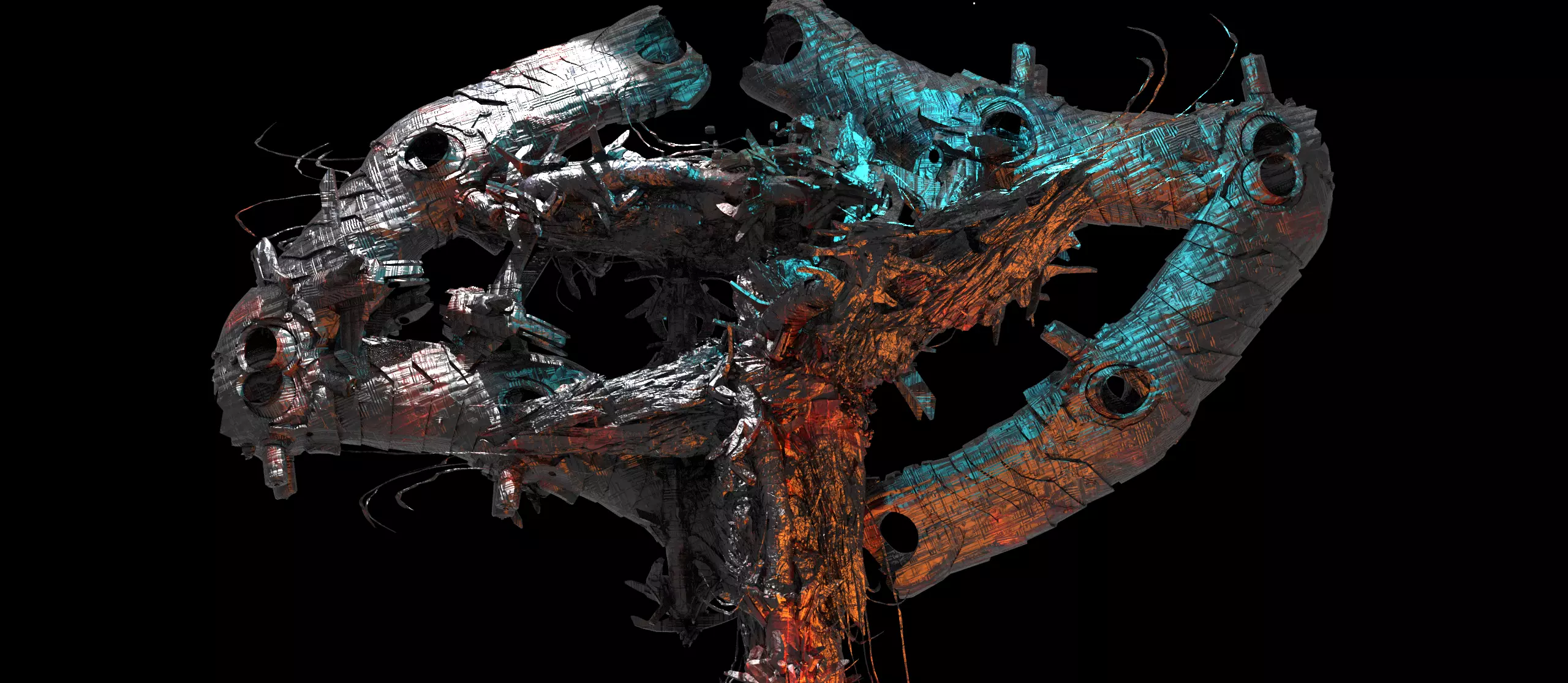 Event Horizon asteroid Belt 4  3D model_0