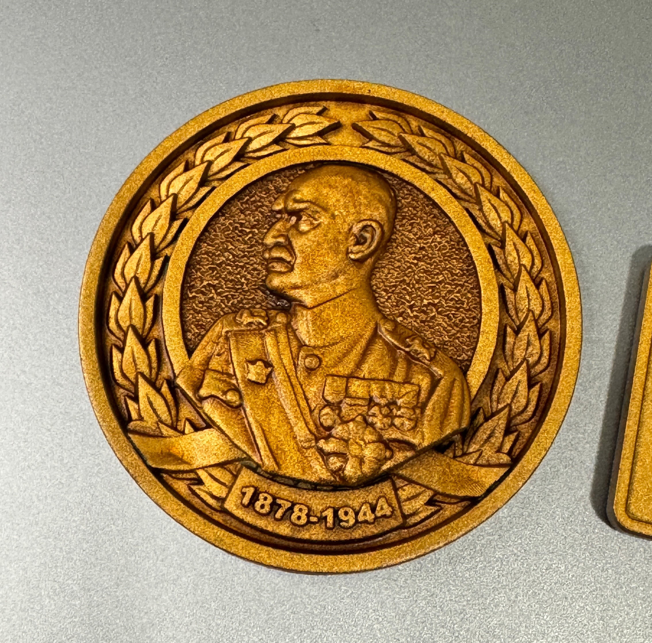 Reza Shah Pahlavi Medallion 3D print model_1