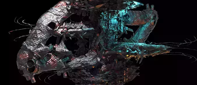 Event Horizon asteroid facility 3D model