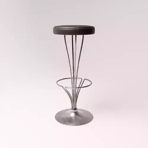 Piet Hein Barstool Low-poly 3D model
