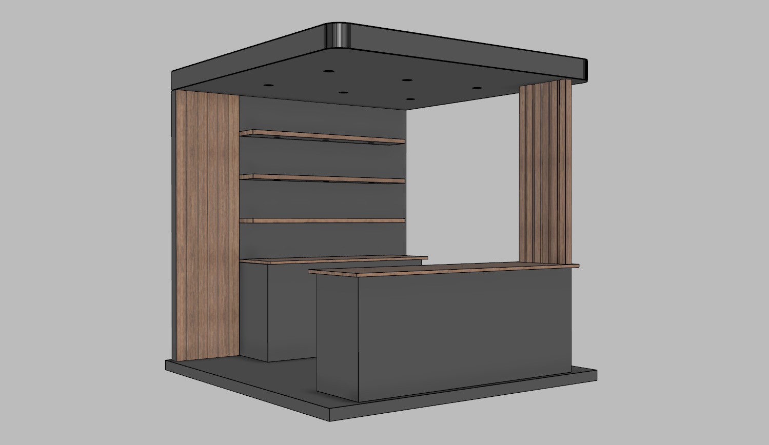 Stand Bar 4 3D model_9