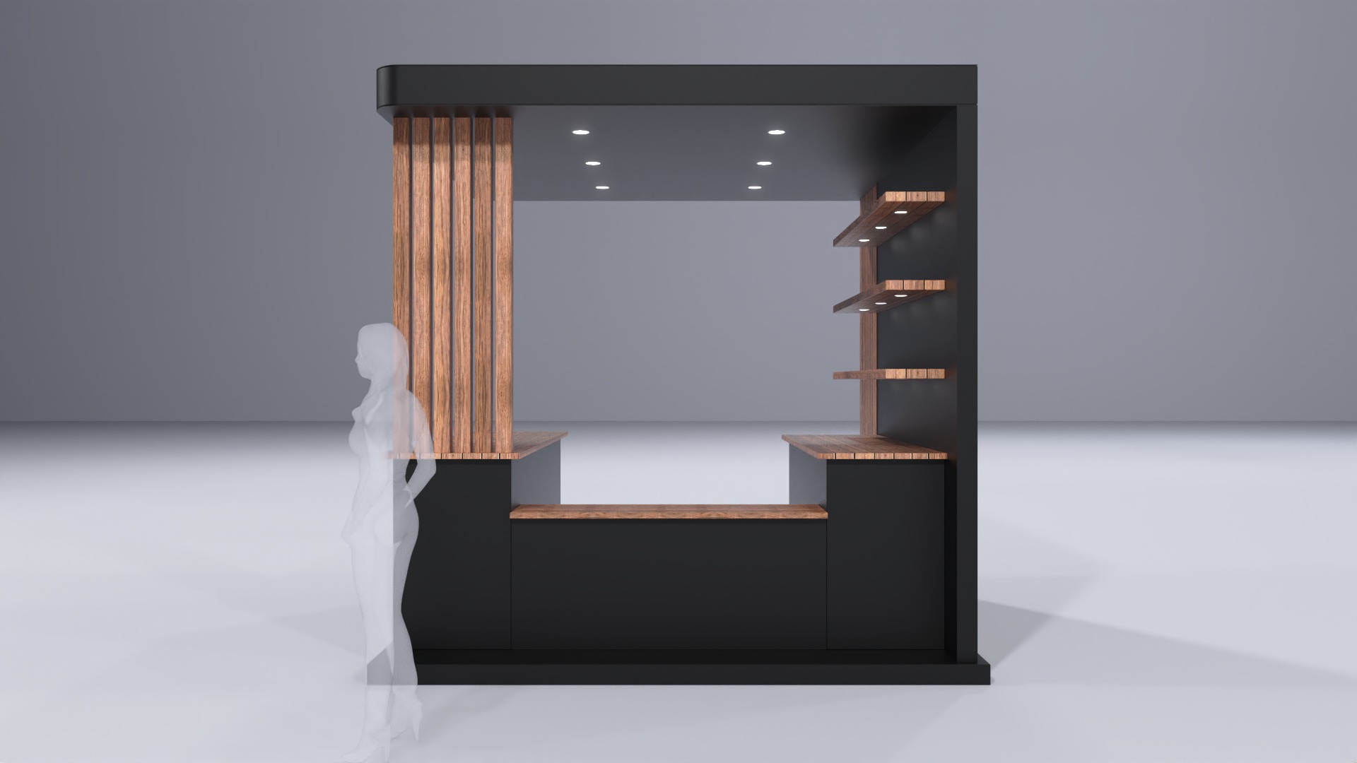 Stand Bar 4 3D model_2