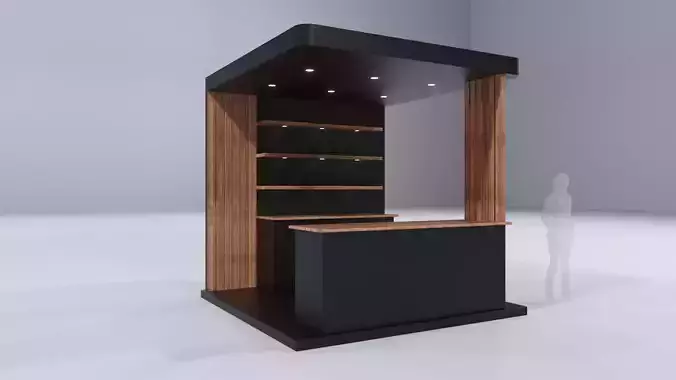 Stand Bar 4 3D model