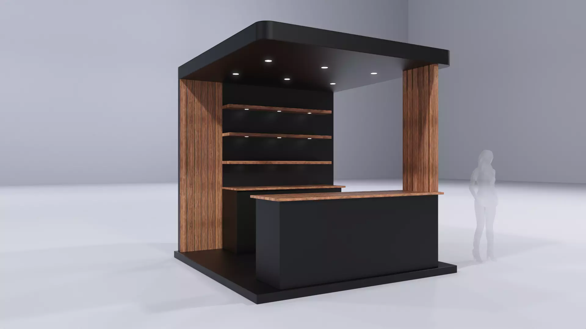 Stand Bar 4 3D model_0
