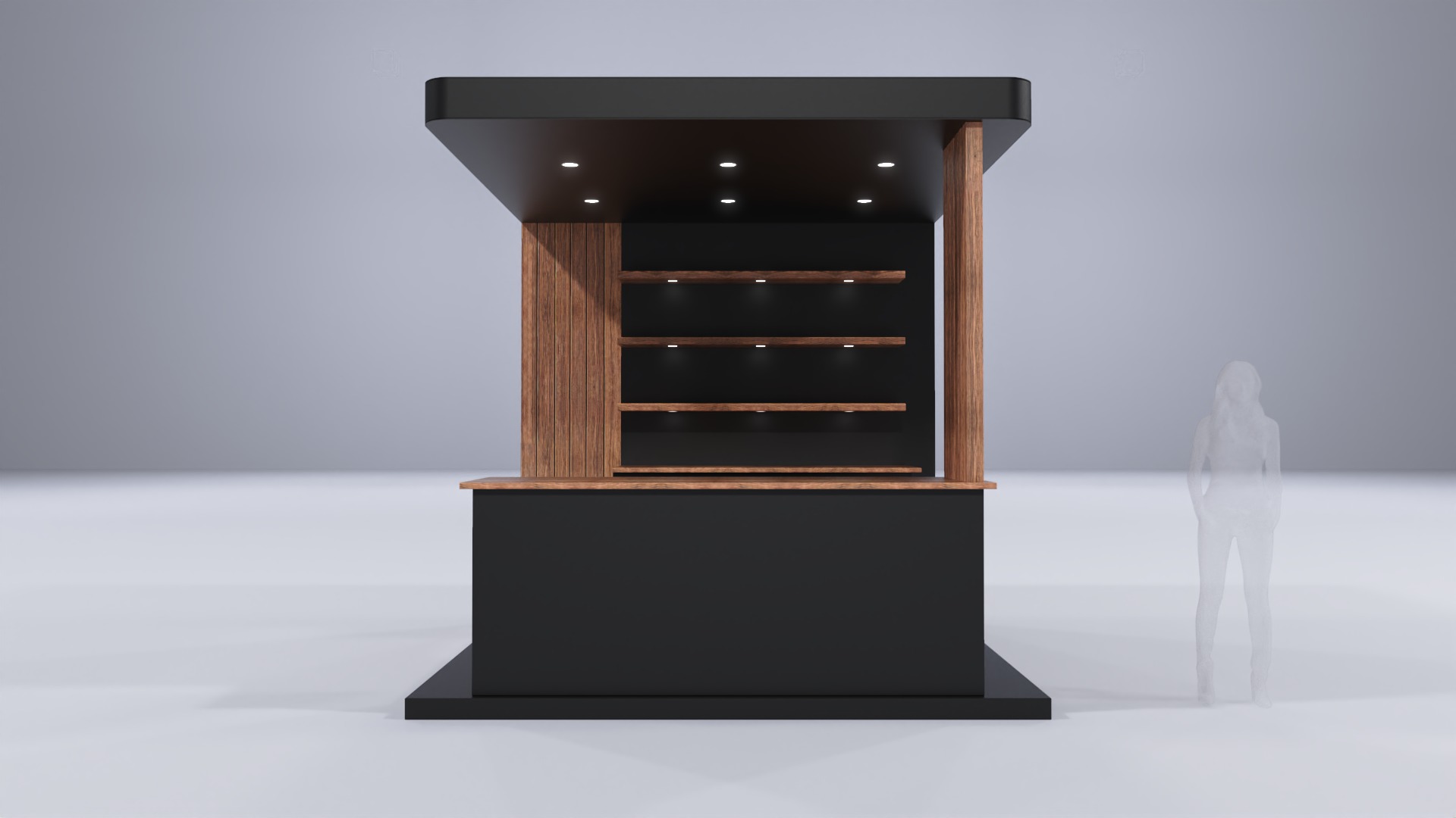 Stand Bar 4 3D model_1