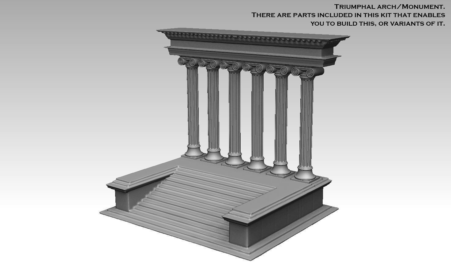 Roman Temple Builder ROYALTY FREE VERSION 3D print model_6