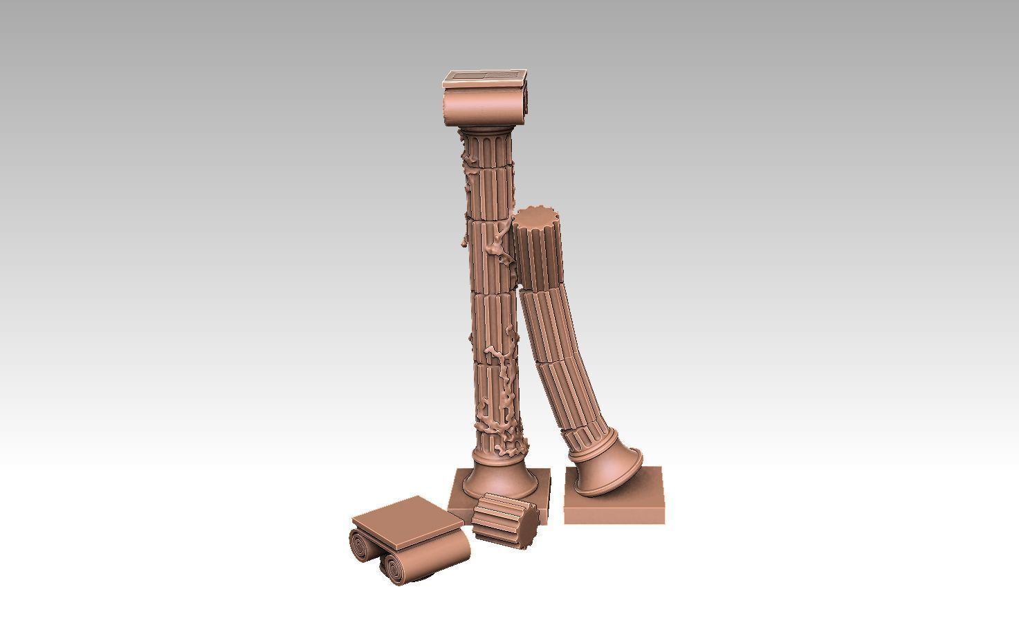 Roman Temple Builder ROYALTY FREE VERSION 3D print model_5