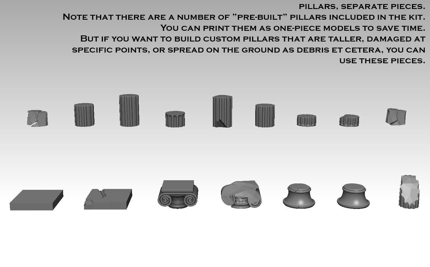 Roman Temple Builder ROYALTY FREE VERSION 3D print model_7