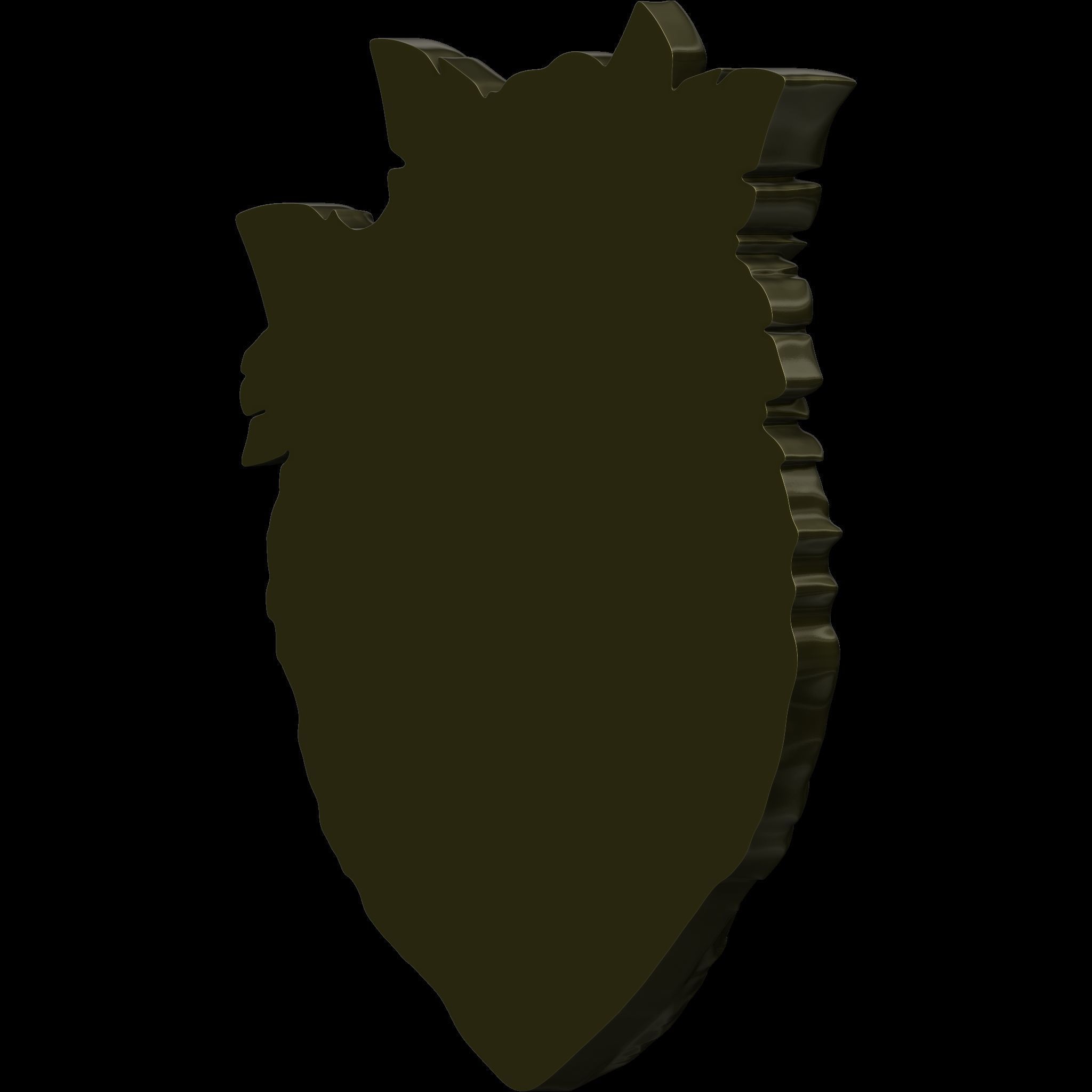 Eternal Rose Heart Pendant STL file for 3d printing or CNC 3D print model_17