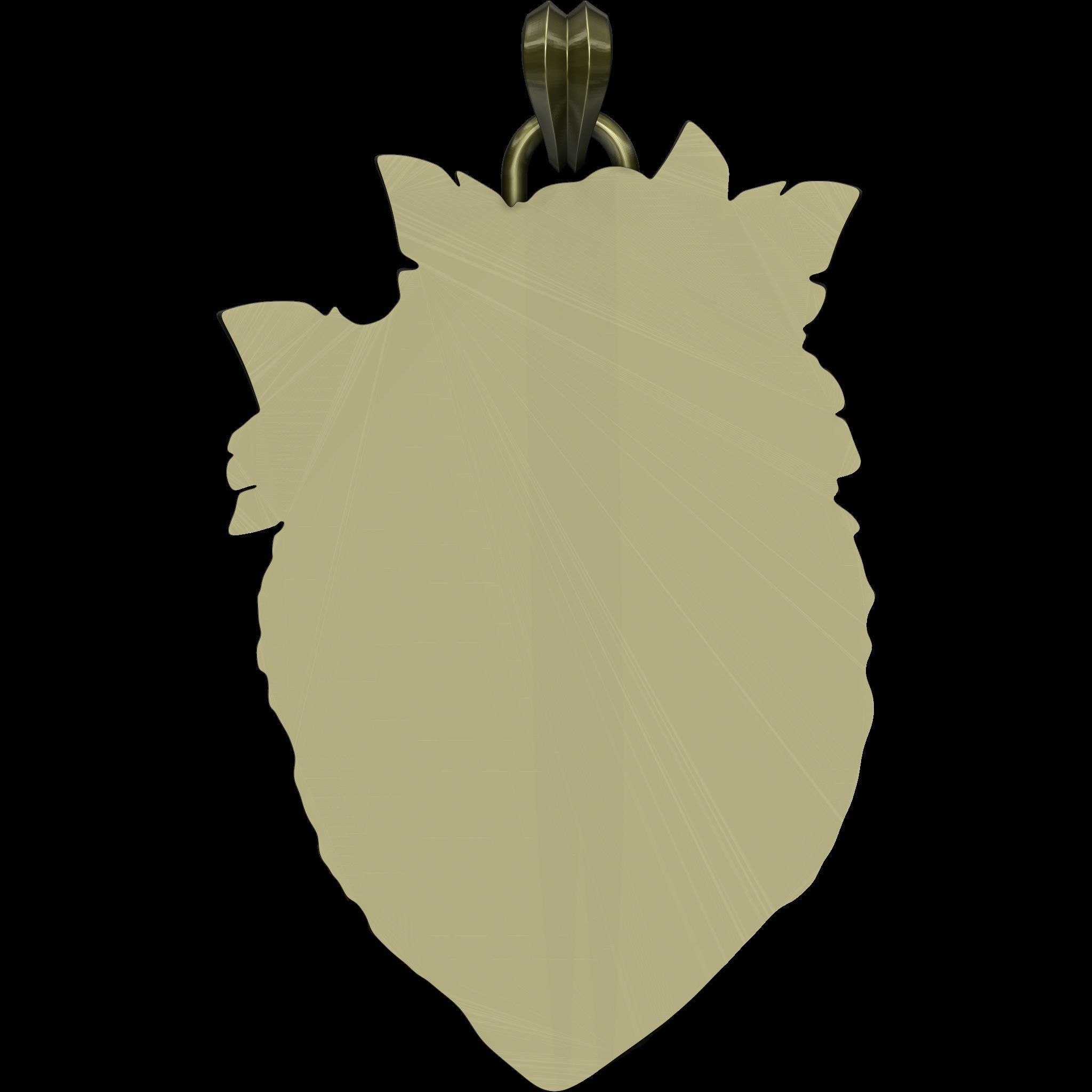 Eternal Rose Heart Pendant STL file for 3d printing or CNC 3D print model_10