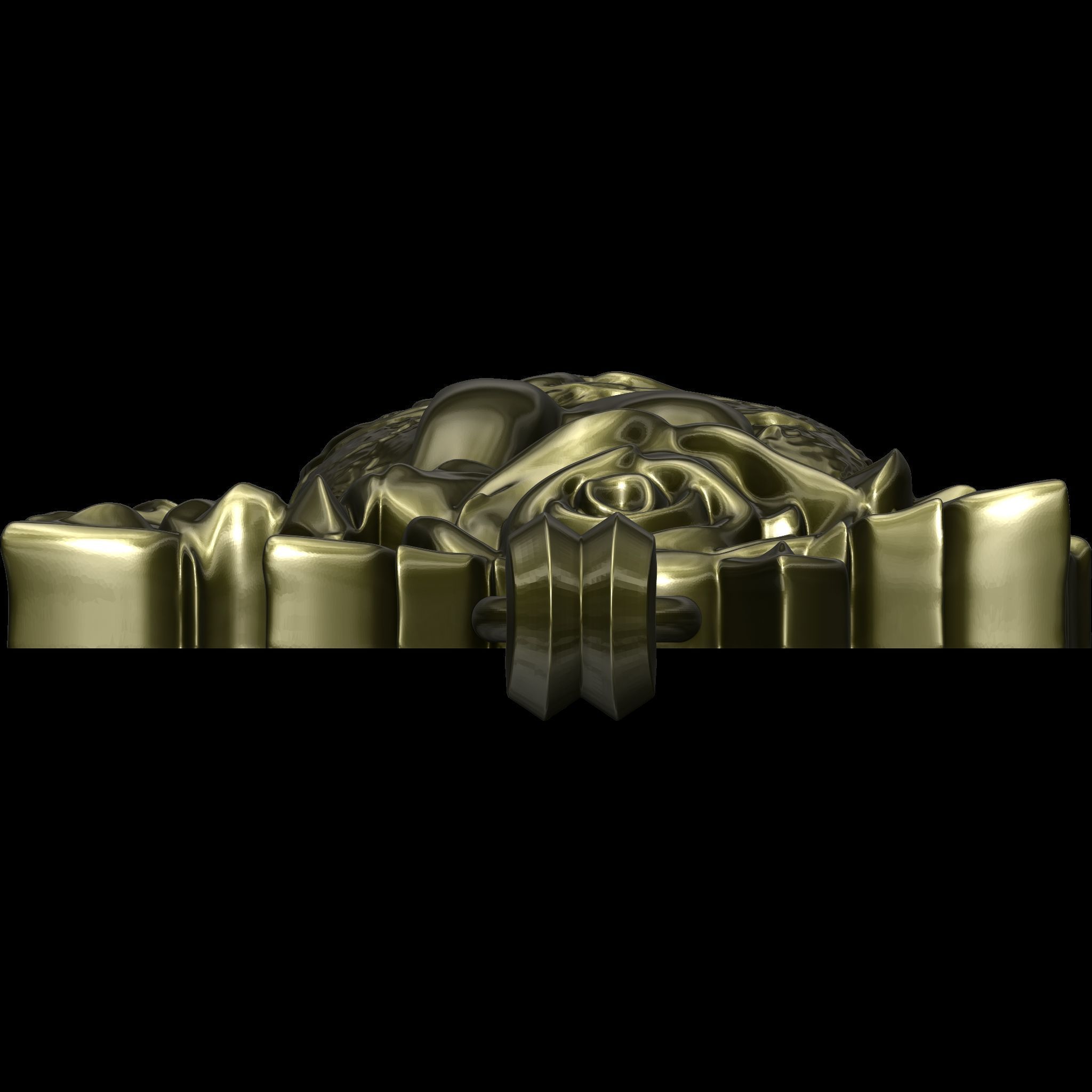 Eternal Rose Heart Pendant STL file for 3d printing or CNC 3D print model_12