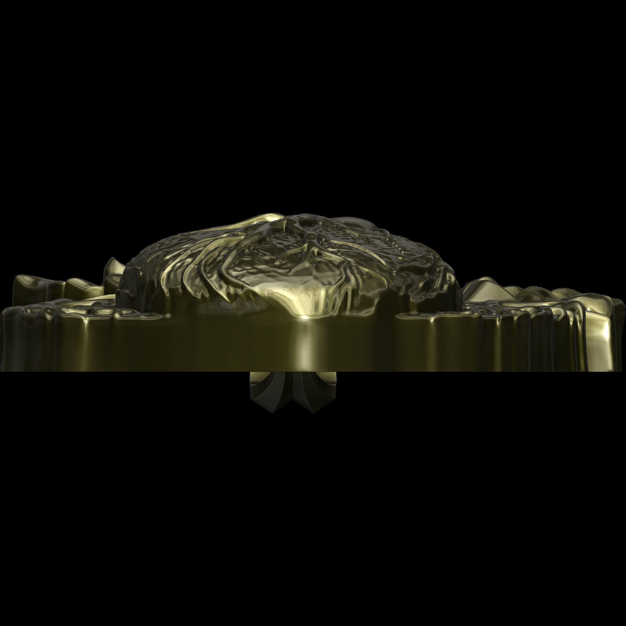 Eternal Rose Heart Pendant STL file for 3d printing or CNC 3D print model_13