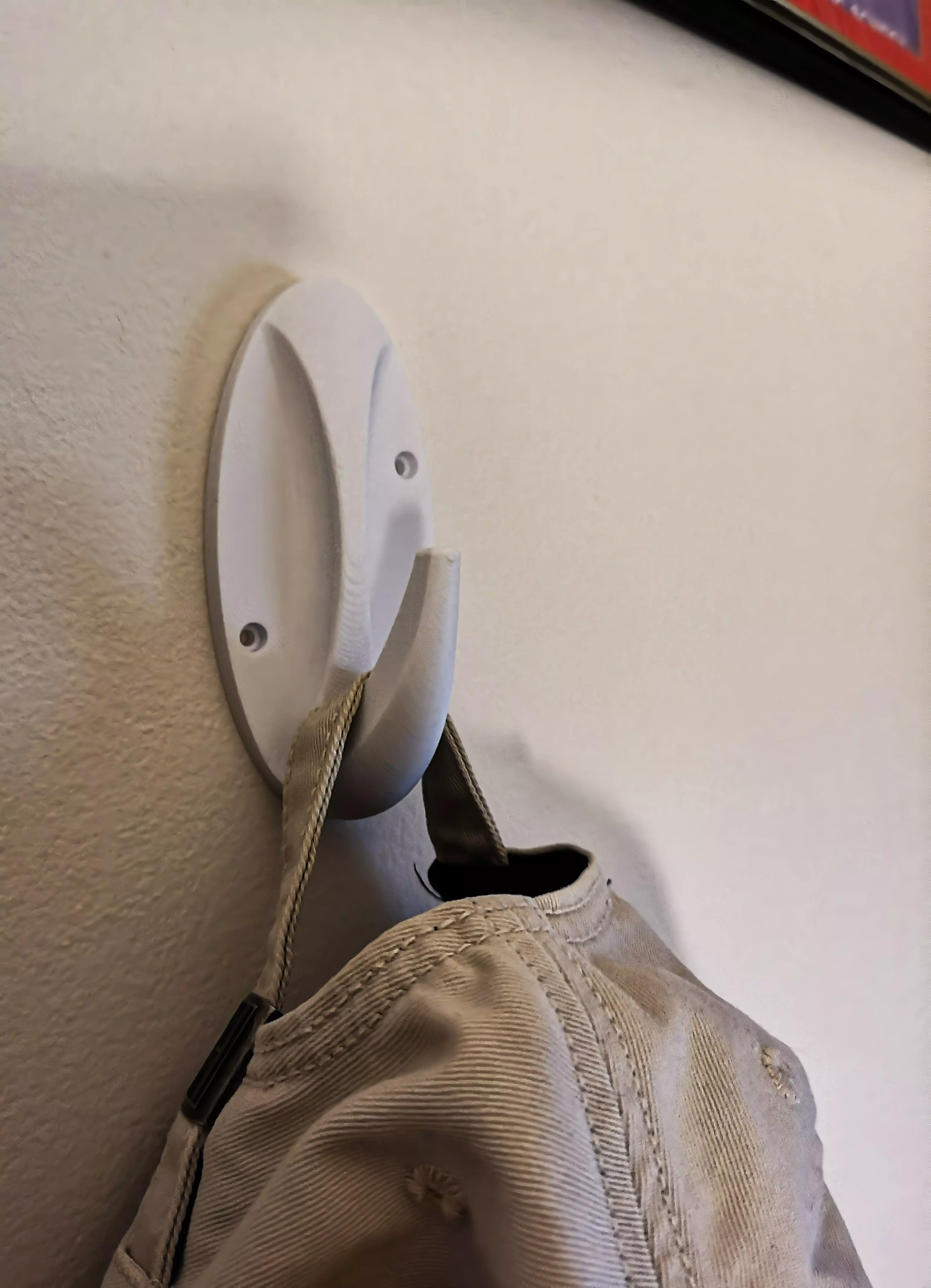 Hook on the wall 3D print model_0