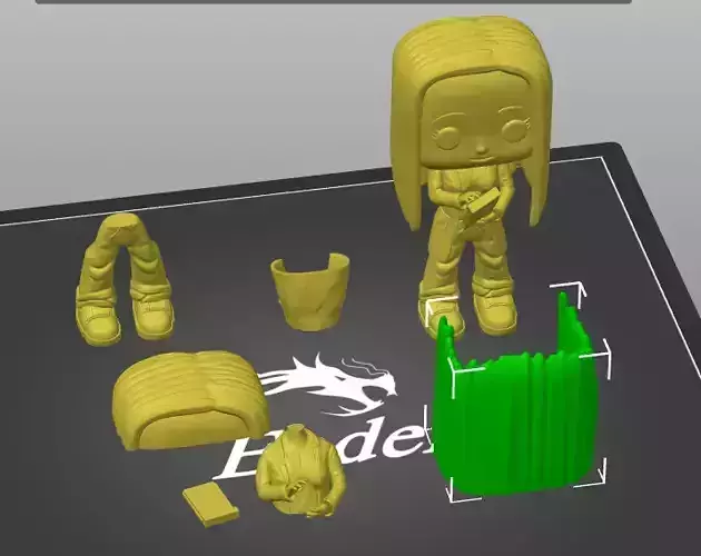 Stylized female doctor