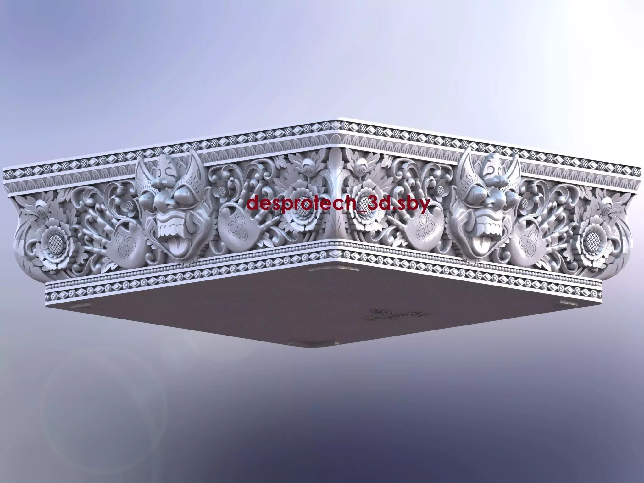 Bokor size 28 3D print model_0