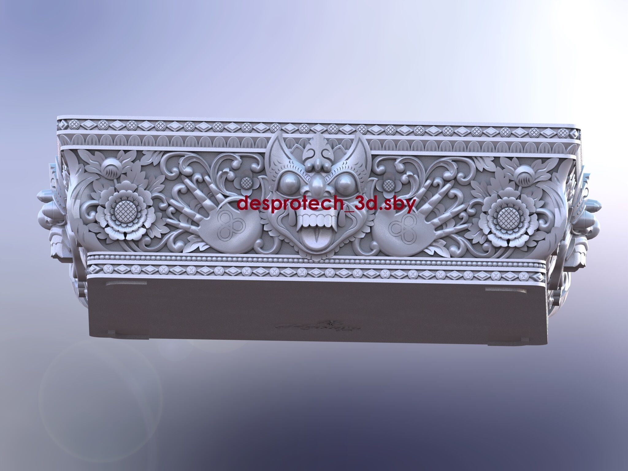 Bokor size 28 3D print model_1