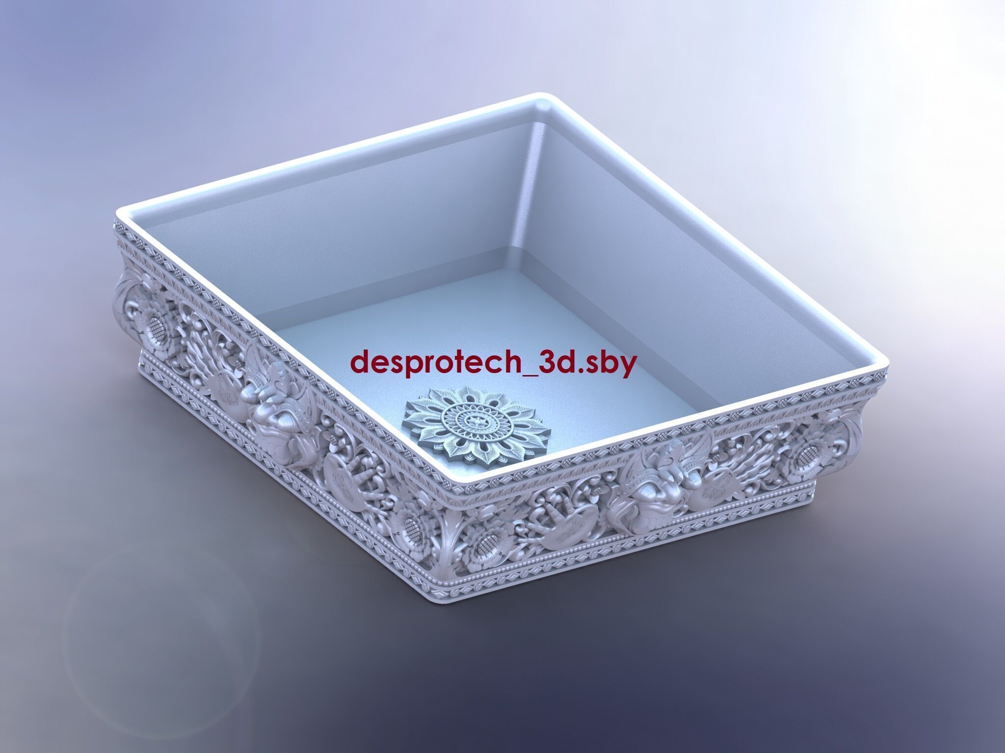 Bokor size 28 3D print model_2