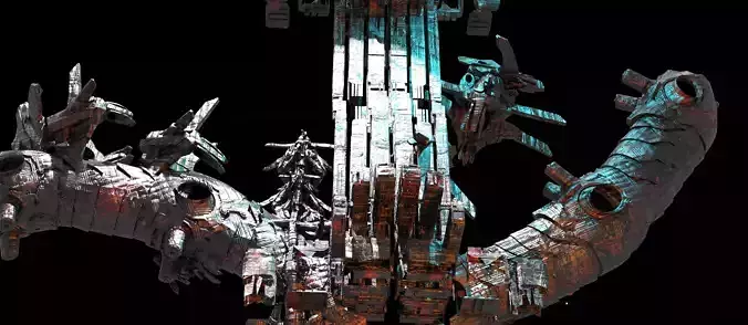 Space Station lunar rig docking station