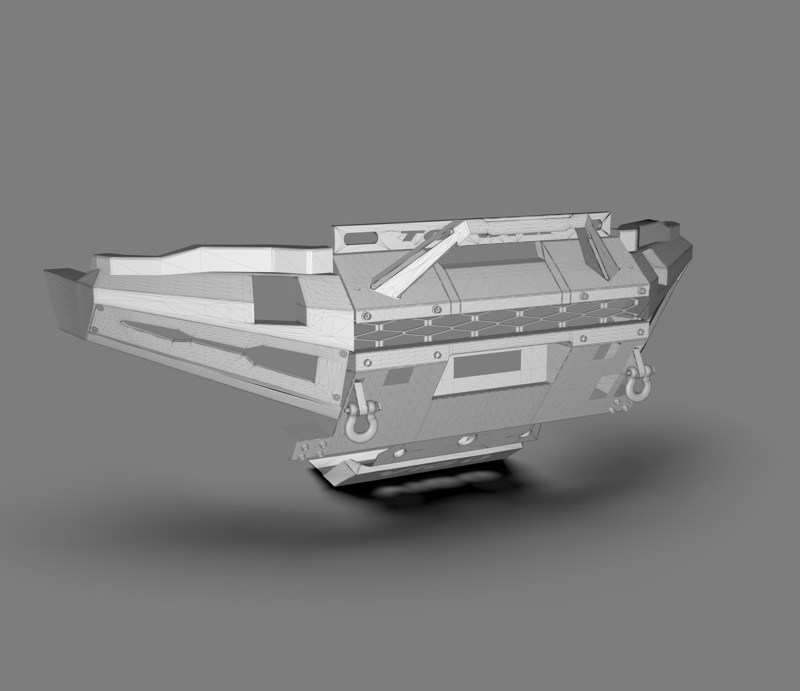 Toyota 4Runner Front Bumper Proline 3D model_10