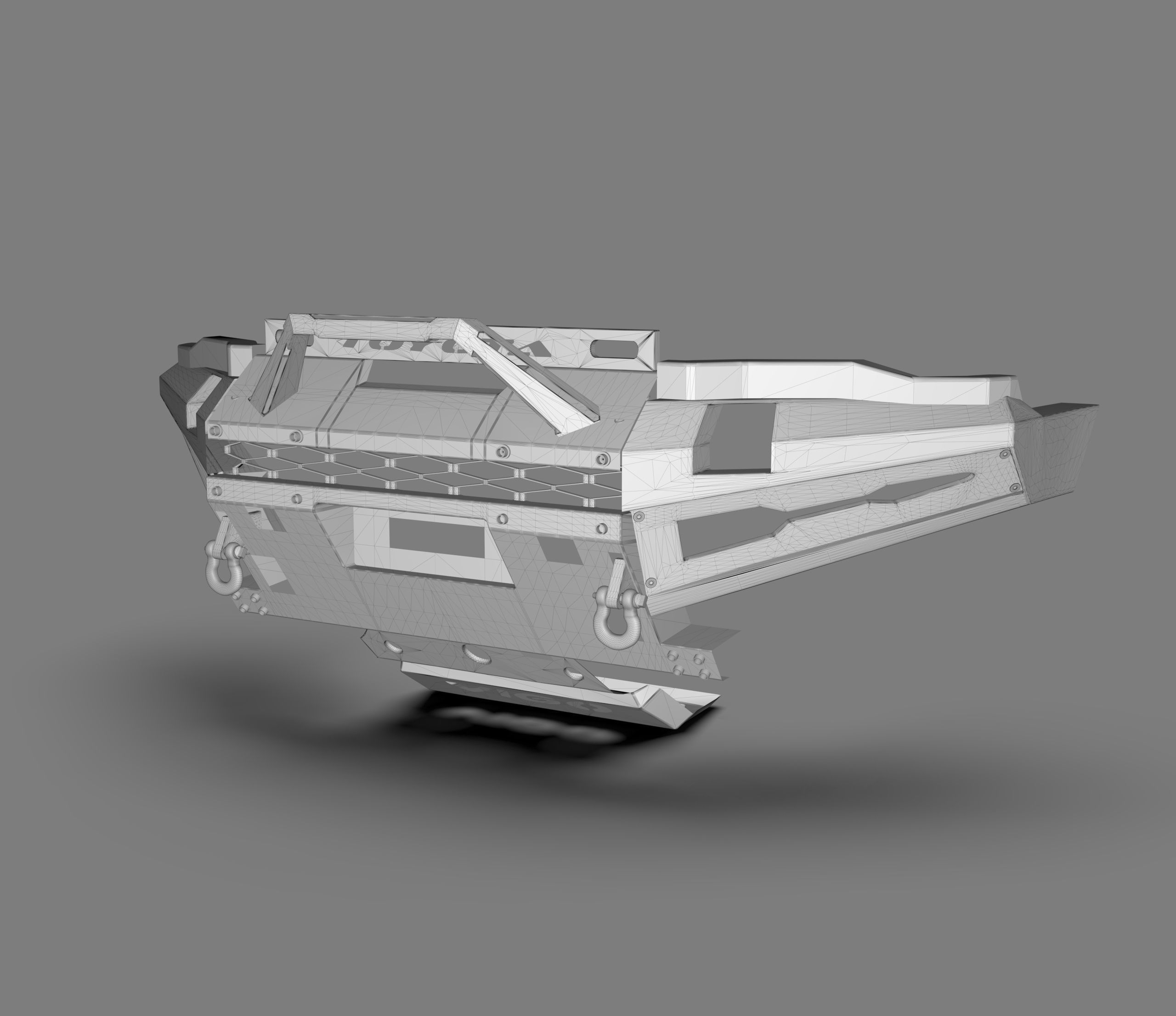 Toyota 4Runner Front Bumper Proline 3D model_8