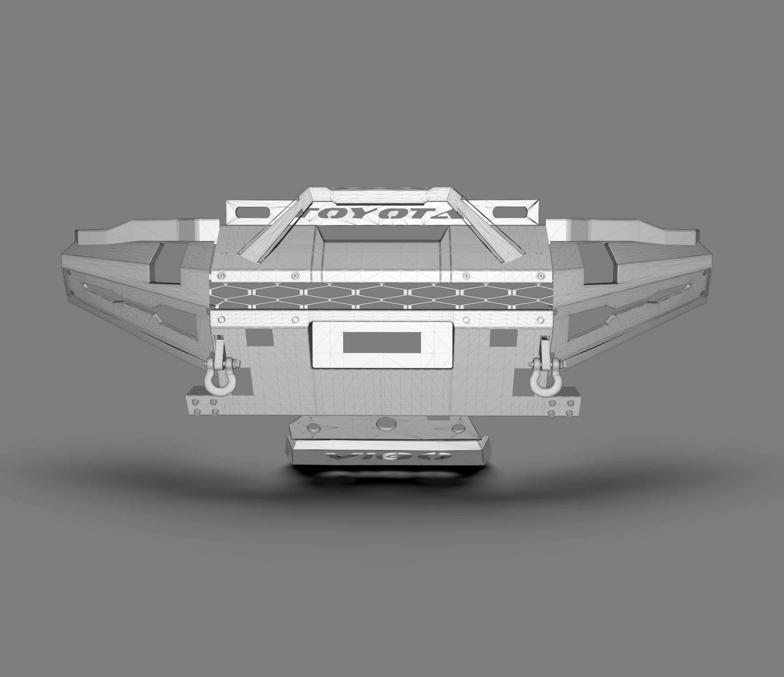 Toyota 4Runner Front Bumper Proline 3D model_11