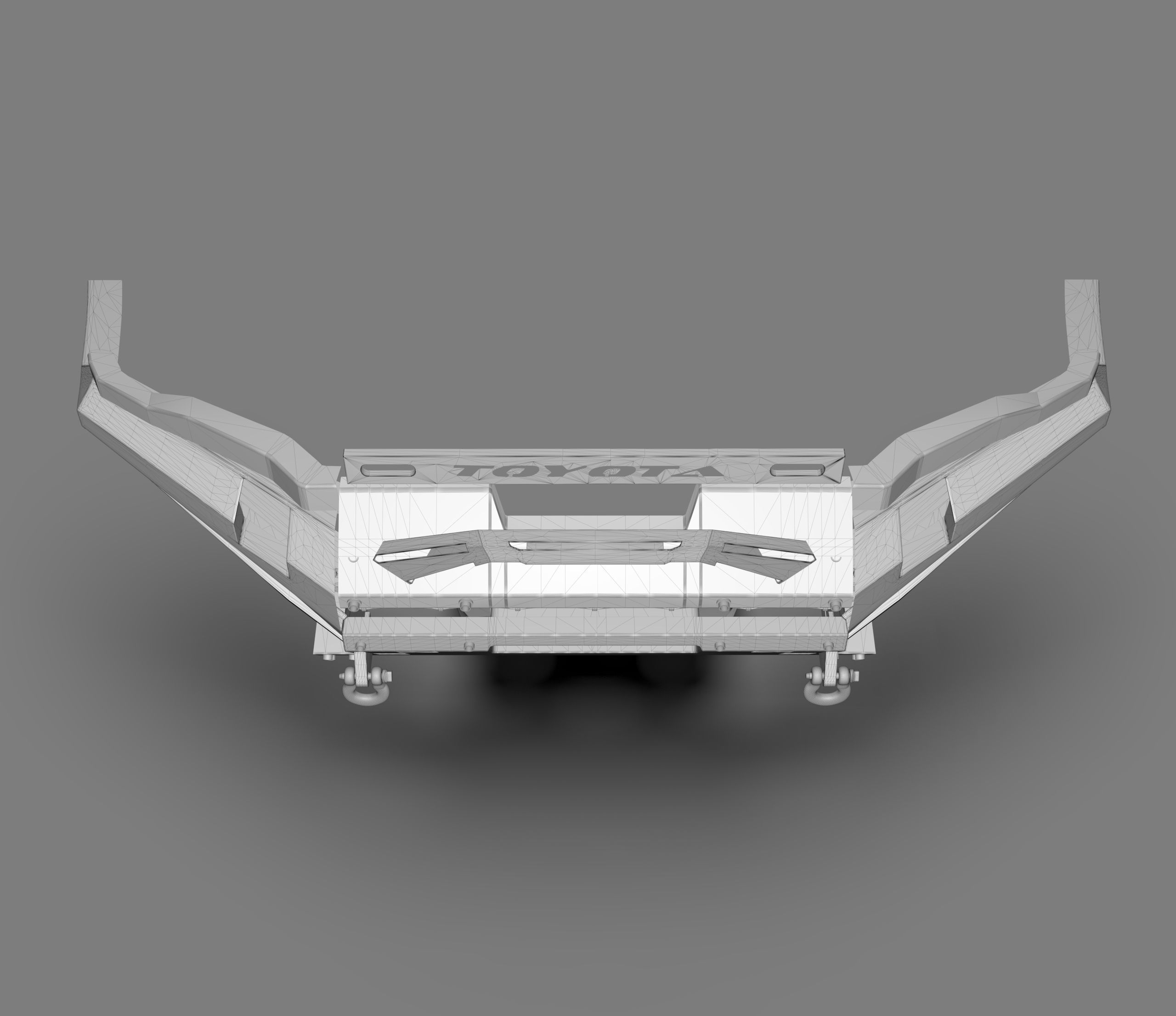 Toyota 4Runner Front Bumper Proline 3D model_9