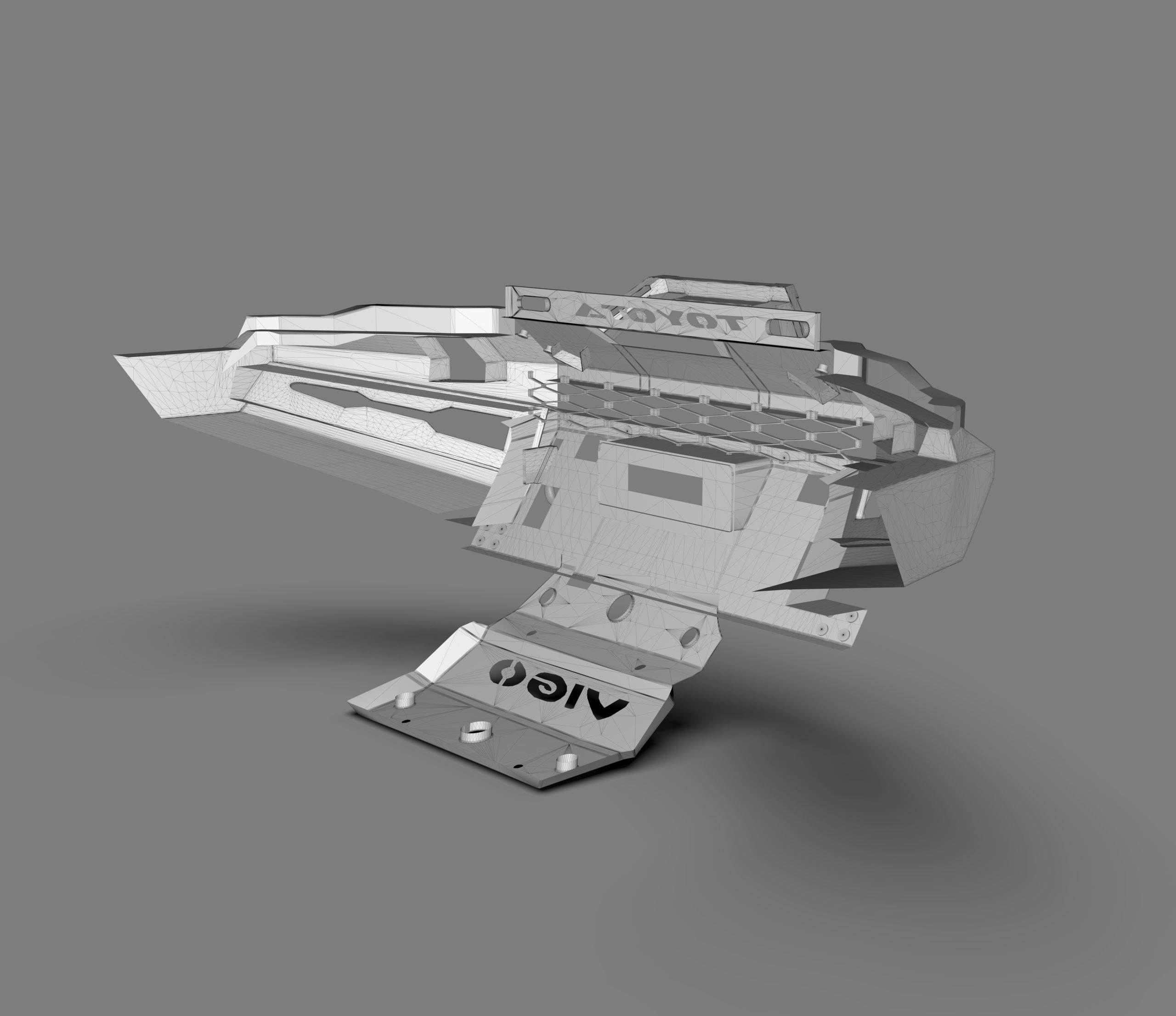 Toyota 4Runner Front Bumper Proline 3D model_12