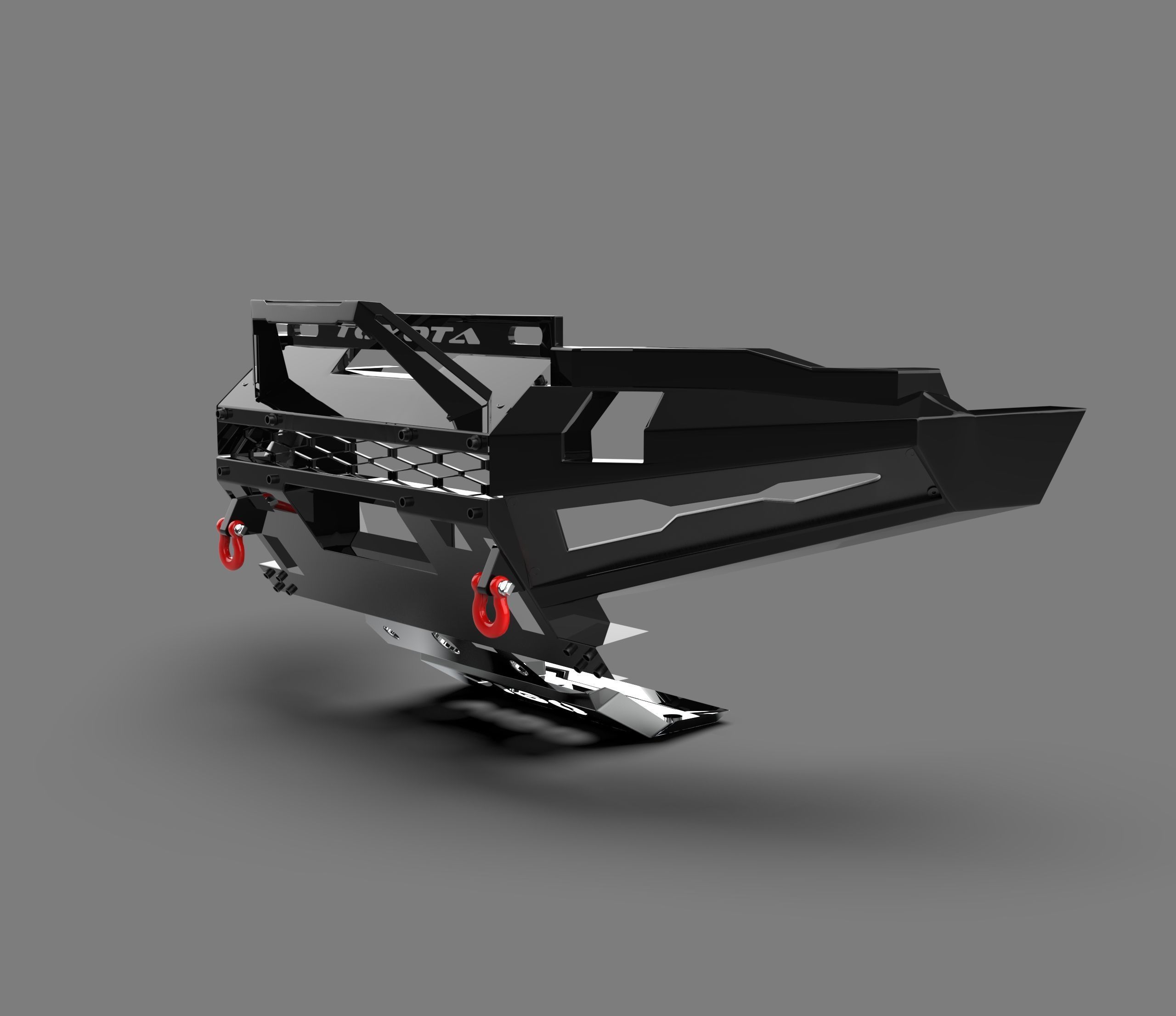 Toyota 4Runner Front Bumper Proline 3D model_4