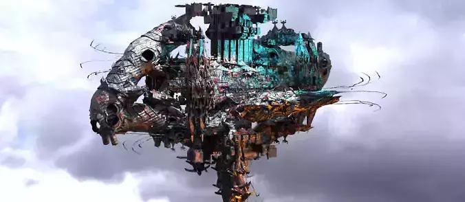 Deep Space ore vessel array 1