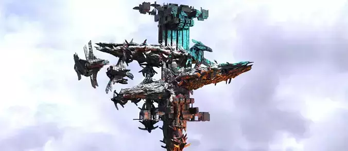 Deep Space ore vessel array 2