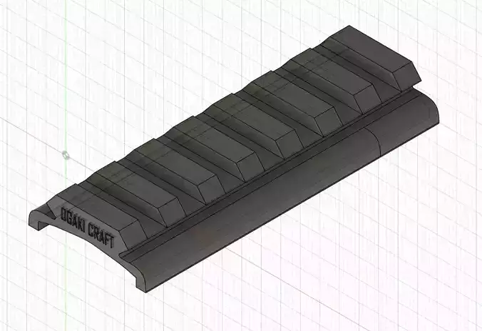 Under barrel rail for Desert Eagle by Tokyo Marui