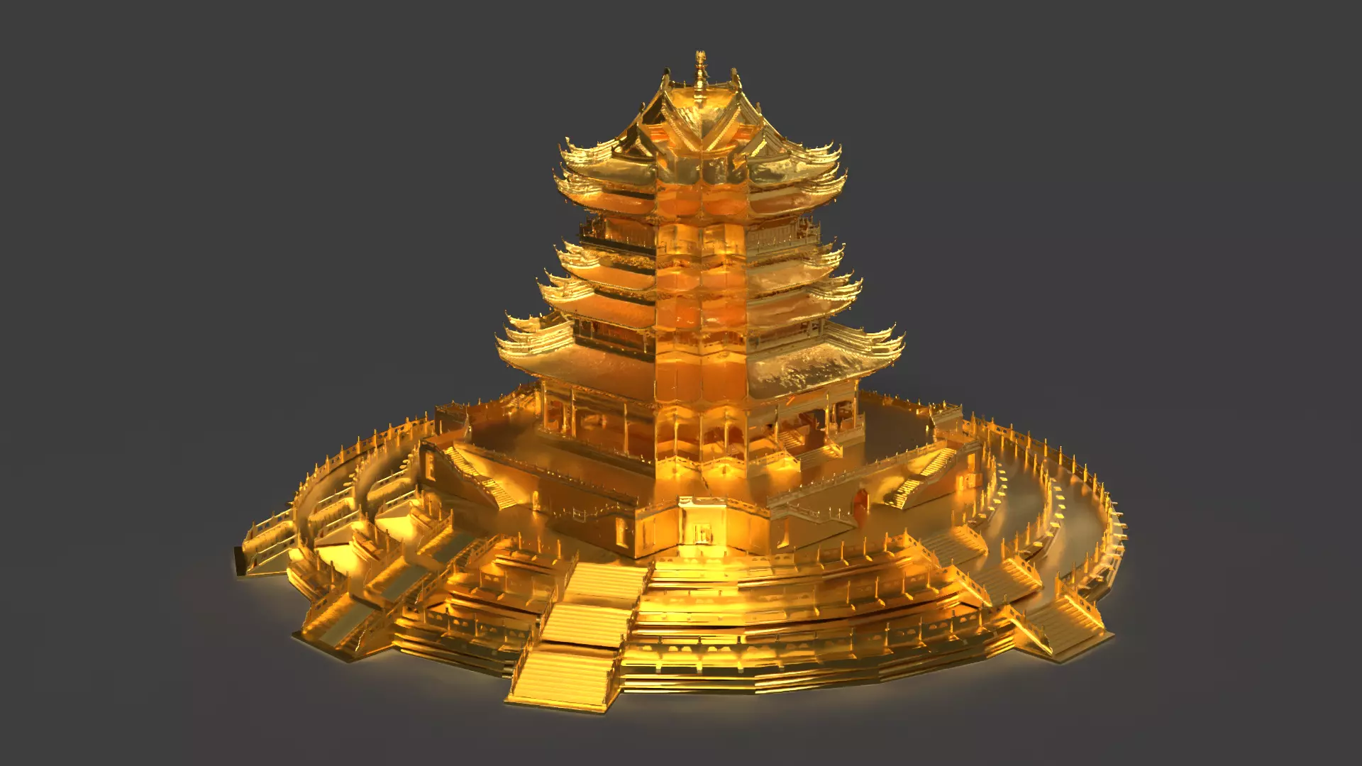 Chinese ancient house 3D model