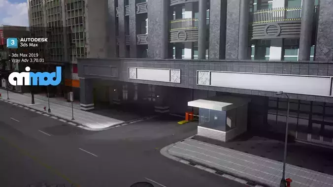 Tw Parking Garage 3D model