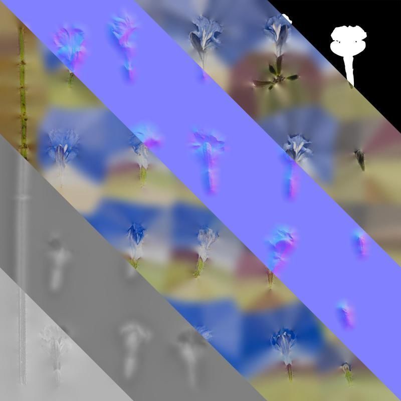 Anydrafts Salvia uliginosa Flower 01 Texture_8