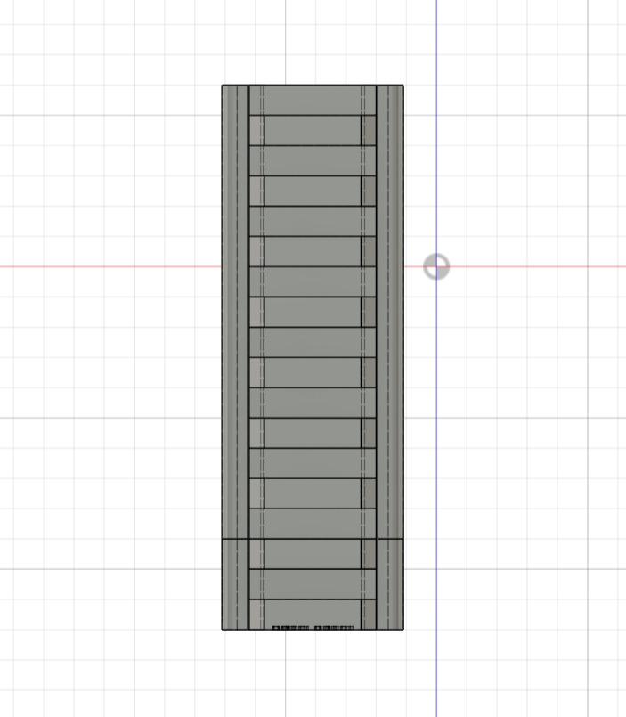 Long Under barrel rail for Desert Eagle by Tokyo Marui 3D print model_3