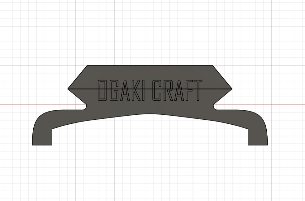 Long Under barrel rail for Desert Eagle by Tokyo Marui 3D print model_1