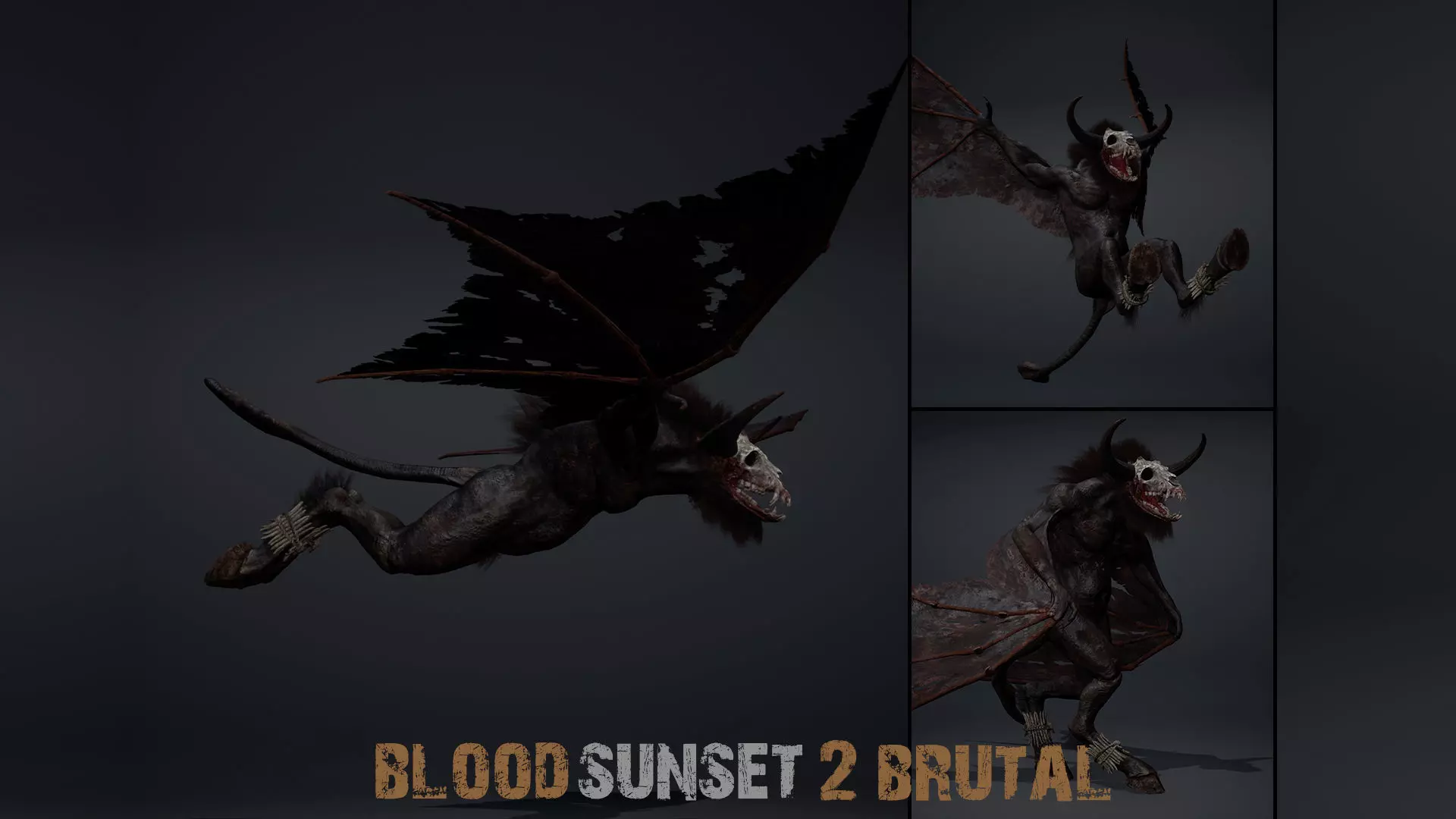 Bloodsunset 2 Brutal Low-poly 3D model_0