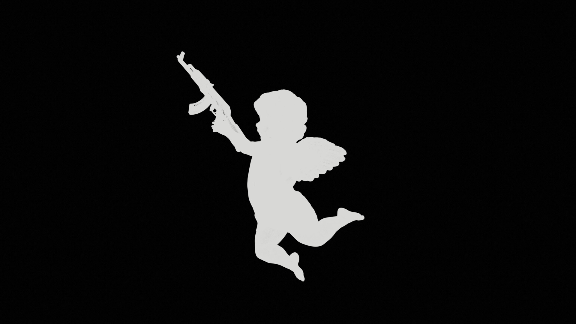 cupid angel for a Valentine Day angel sculpture not for printing 3D model_16