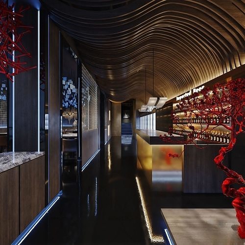 night club  interior 3D model