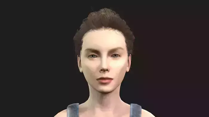 Beautiful 3D Woman game ready and Animation Ready