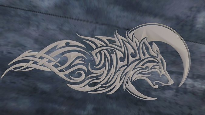 Classic 3D Decorative Motif - Premium Design for Creative  Low-poly 3D model