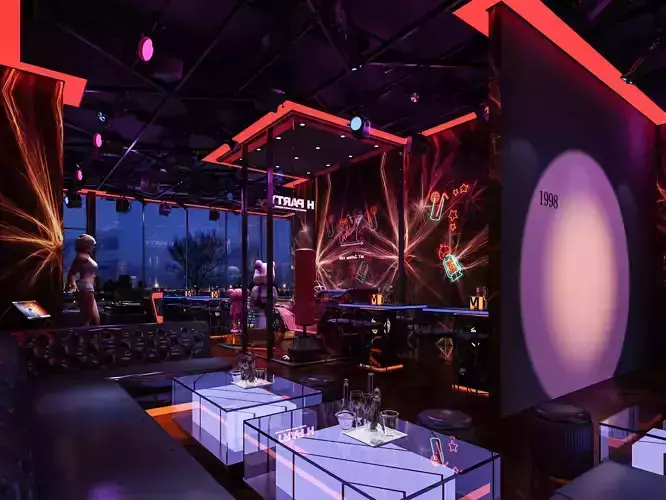 night club  interior