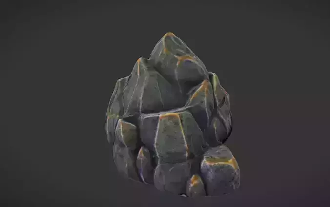 Rocky Summit Game Ready 3D Model