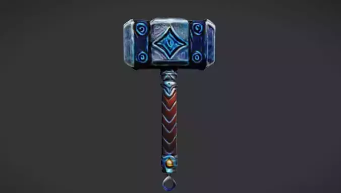 Hammer thor Game Ready 3D Model