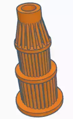 3D printing high-bar holder 3D print model