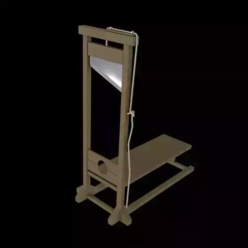 Guillotine Free 3D model