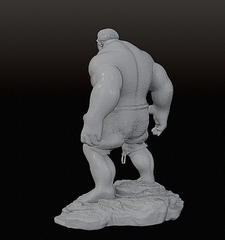 DIORAMA Wolverine vs Hulk - no cutted 3D print model_10