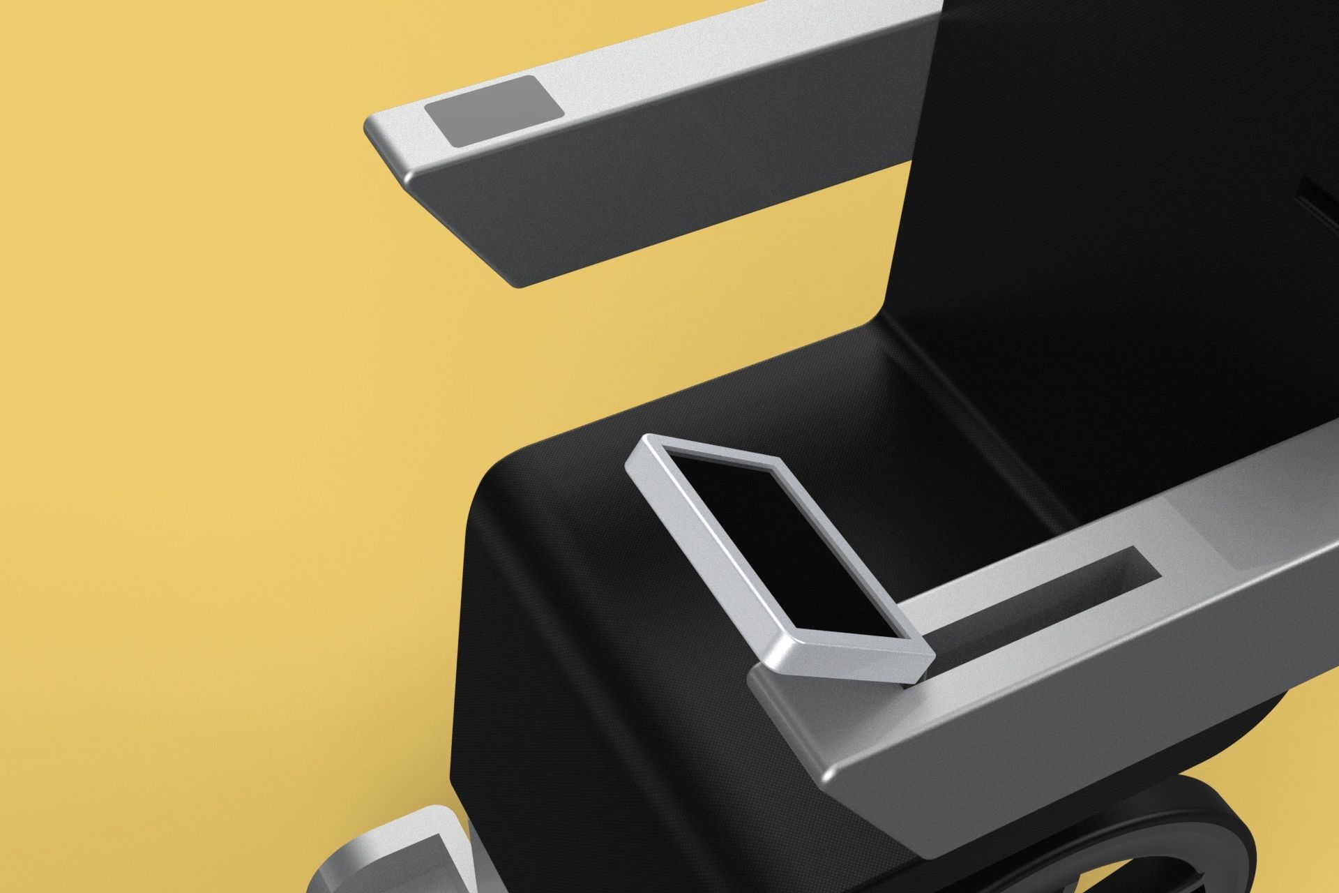 SMART WHEELCHAIR ELECTRIC AUTONOMOUS ROBOT CLIMBING STAIRS LIFT 3D model_18